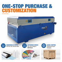Machine de laminage sous vide, presse à membrane, surface en placage PVC avec application sur panneaux de menuiserie