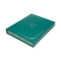 Boîte rigide avec logo personnalisé Conception en forme de livre à fermeture magnétique haut de gamme avec insert en EVA pour boîte d'emballage cadeau