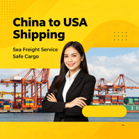 Manutention sécurisée des marchandises, fret maritime DDP Chine vers les États-Unis pour l'expédition de marchandises générales avec LCL+Express, assistance 24/7 et assurance