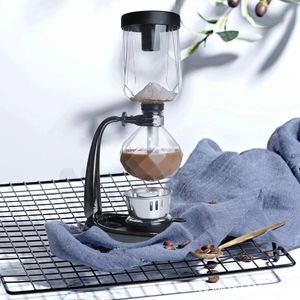 Nuovo Set per Caffè a Sifone, Confezione Regalo, Caffettiera in Vetro Resistente al Calore, Design Vintage di Lusso, per 3 e 5 Persone - Product Image 2