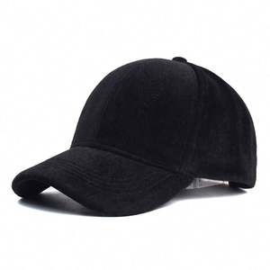 Wholesale High Quality <b>Women</b> <b>Winter</b> <b>Hat</b> Solid Color <b>Winter</b> Warm Wool Cashmere Baseball Caps - Product Image 3