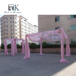 Kits de tubos ajustables al por mayor y telones de fondo para decoración de stands de ferias comerciales y bodas - Product Image 3