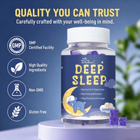 Gummies pour un sommeil profond, fabriquées par l'usine source (OEM), favorisant un endormissement plus rapide, un sommeil plus long et un réveil rafraîchi.