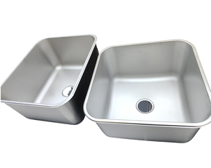 <span class=keywords><strong>Fregadero</strong></span> comercial de acero inoxidable de un solo tazón para Catering Tazón de cocina de dibujo profundo para cocina Baño - Product Image 2