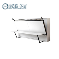 Nouveau design de lit mural horizontal queen king size pour armoires MDF PB