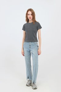 T-shirt rétro en pur coton pour femmes de <span class=keywords><strong>style</strong></span> sexy - Product Image 4