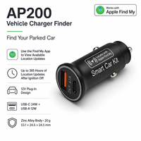 Traceur de véhicule en métal AP200 avec alimentation directe OBD 12V, contrôle à distance via application iOS, moule privé OEM
