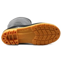 Bottes de Pluie Scintillantes en PVC Plastique Noires Personnalisables, Imperméables, Antidérapantes, Résistantes à l'Huile et aux Acides, Non-Sécuritaires, Bon Marché, pour Hommes de Construction