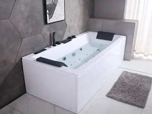Baignoire autoportante en acrylique au design moderne, écologique, portable, pour hôtels, avec drain d'angle, marque <span class=keywords><strong>SICO</strong></span>, garantie 5 ans - Product Image 4