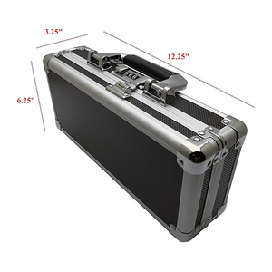 Flash <span class=keywords><strong>USB</strong></span> thumb drive chủ lưu trữ Organizer Trường hợp với xoay xử lý chống sốc nhôm trường hợp công cụ để giữ 24 <span class=keywords><strong>USB</strong></span> x 2 HDD khe cắm - Product Image 2