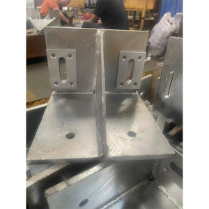 Support d'angle en acier inoxydable de 10 mm d'épaisseur, pièces de machines de construction découpées au laser - Product Image 2