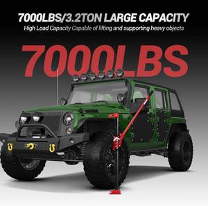 رافعة زراعية 3 طن بقدرة 6600 رطل للاستخدام الشاق على الطرق الوعرة للمركبات الرباعية والجرارات والشاحنات - Product Image 5