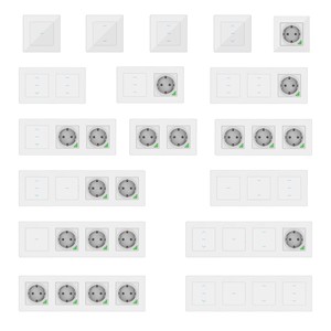 Wifi Không Dây Châu Âu Phổ Điều Khiển Từ Xa Điện Ổ Cắm Tường Với Bộ Sạc Usb Cho Làm Việc Nhà Thông Minh Với Alexa - Product Image 6