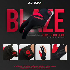 Guantes de Billar CPBA de Alta Calidad para Mano Izquierda XS/S/M/L/XL, Diseño Colorido, Equipo de Billar de Buena Calidad para Deportes - Product Image 4
