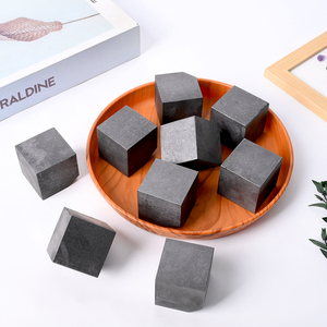 Offre Spéciale – Cube de Shungite Naturelle de Haute Qualité, Sculpté à la Main, Pierre de Guérison en Cristal pour la Décoration - Product Image 3