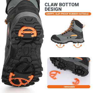 Scarponi <span class=keywords><strong>da</strong></span> <span class=keywords><strong>pesca</strong></span> a mosca per scarpe <span class=keywords><strong>da</strong></span> uomo invernali con tacchette <span class=keywords><strong>da</strong></span> ghiaccio - Product Image 5