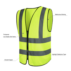 Veste de sécurité haute visibilité, très réfléchissante, pour les travailleurs du bâtiment et la sécurité routière, en promotion - Product Image 4