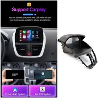 Radio mobil Android untuk Peugeot 207 2006-2015 7 inci Multimedia nirkabel Carplay Player Head Unit Stereo Autoradio navigasi GPS
