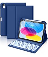 Étui OEM ODM avec clavier pour tablette de 11e et 10e génération, 11 pouces, 10,9 pouces, clavier détachable sans fil rétroéclairé, housse folio, stylet