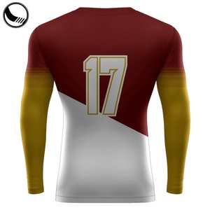 เสื้อแรชการ์ดแขนสั้นระบายอากาศได้ดี UPF50 แบบซับลิเมชั่นสำหรับทุกเพศ - Product Image 5