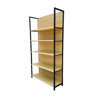 Étagère de supermarché en acier simple face 1200x800x1500mm 200kg réglable pour magasin de détail OEM/ODM personnalisable