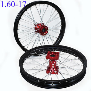 <span class=keywords><strong>ล้อ</strong></span>แม็กซ์อลูมิเนียมอัลลอยด์ CNC ขนาด <span class=keywords><strong>1.60</strong></span>-<span class=keywords><strong>17</strong></span> นิ้ว สำหรับ<span class=keywords><strong>ล้อ</strong></span>หน้าและล้อหลัง <span class=keywords><strong>1.60</strong></span> X <span class=keywords><strong>17</strong></span> นิ้ว สำหรับรถมอเตอร์ไซค์วิบาก CRF KLX KTM Kayo BSE - Product Image 1