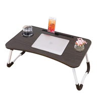 Table de lit pour ordinateur Portable, bureau pliable Portable, table pliante pour ordinateur Portable