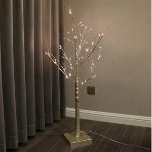 48 Warm White <strong>Led</strong> <strong>Tree</strong> 4FT <strong>Led</strong> Gold <strong>Tree</strong> Light <strong>Led</strong> Lighted Willow <strong>Tree</strong> - Product Image 1