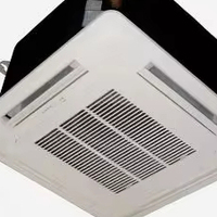 Unité de ventilation de plafond encastrée à cassette avec moteur sans balais 4 voies, filtre HEPA, surveillance à distance, HVAC commercial, faible niveau sonore