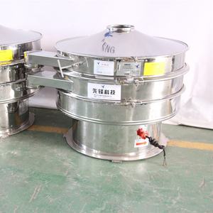 Mesin penyaring bergetar putar tiga lapis, saringan bubuk arang tiga tahap ukuran efisiensi tinggi layar getaran - Product Image 3