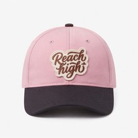 Casquette de baseball imperméable réglable à 6 panneaux de la marque T&L, avec logo personnalisé et étiquette tissée, motif feuille et points, pour hommes, idéale pour l'extérieur - Vente en gros