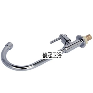 Grifo de Cocina Giratorio de un Solo Toque con Válvula de Cerámica, Montaje en Encimera, Rotación de 360 Grados, Estilo Contemporáneo - Product Image 4