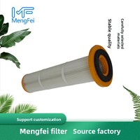 Filtre Meng Fei G2160-TPU avec capuchon en PU pour équipement de machinerie de transport, cartouche filtrante anti-poussière, purificateur fabriqué en Chine