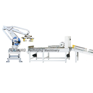 Fuliang Cung cấp <span class=keywords><strong>Robot</strong></span> palletizing hệ thống cho túi hoặc thùng carton, hộp với Pallet Tạp Chí Tải trọng (120-180kg) - Product Image 6