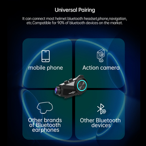 Freedconn R3 Pro 1000m xe máy Mũ bảo hiểm intercom full duplex FM Wifi 2K Pixel Video Recorder <span class=keywords><strong>camera</strong></span> cho Bluetooth 6 tay đua - Product Image 3