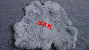 Binnenlandse Konijnenhuid Volwassen Huid Afgewerkt Bont Grondstof Hele Konijnenhaardecoratie Warme Bontkraag - Product Image 3