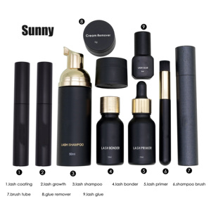 <span class=keywords><strong>IBeauty</strong></span> Ultra Super para pegamento de extensión de pestañas Tapa verde impermeable adhesivo de pestañas herramienta de maquillaje ojos más rápidos abiertos Corea personalizado - Product Image 4