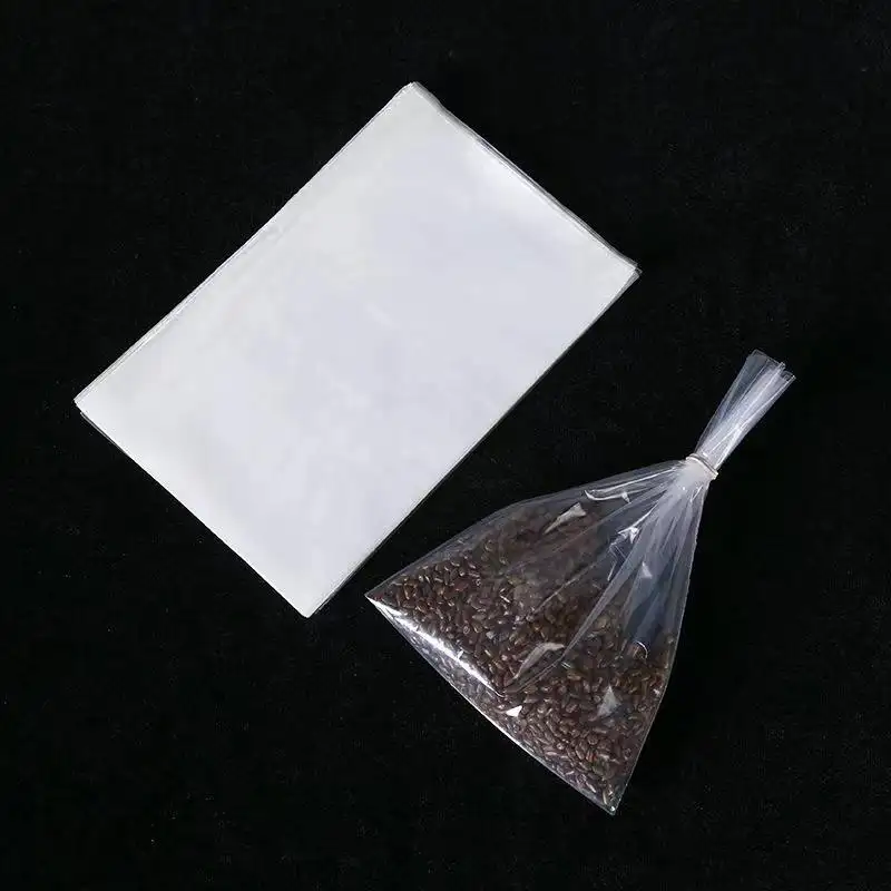 كيس بولي شفاف من البولي إيثيلين منخفض الكثافة بحجم مخصص لكل الأغراض كيس بلاستيك أكياس لتعبئة الطعام