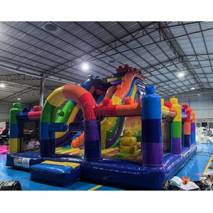 Trẻ Em Ngoài Trời Chơi Trò Chơi <span class=keywords><strong>Inflatable</strong></span> Bouncy Sân Chơi Inflatables Nhà Bị Trả Lại Nhảy Lâu Đài Vui Chơi Giải Trí - Product Image 1