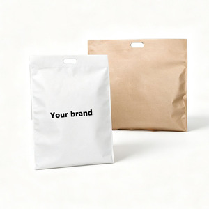 Sac d'expédition en carton <span class=keywords><strong>kraft</strong></span> recyclable avec logo personnalisé, auto-adhésif, écologique, pour vêtements, vente en gros - Product Image 5