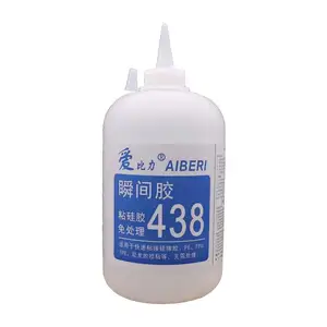 熱販売 大容量 500ml 透明 高強度 シアノアクリレート 湿気硬化型 瞬間接着剤 PE PVC シリコンゴム用 - Product Image 1