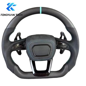 Volant en fibre de carbone pour <span class=keywords><strong>Audi</strong></span> A1 A3 A4 A5 A6 A7 C5 C6 C7 C7.5 C8 B6 B7 B8 B8.5 B9 Gb 8v 8p 8y B10 RS5 RS6 RS7 S5 S6 S7 - Product Image 5