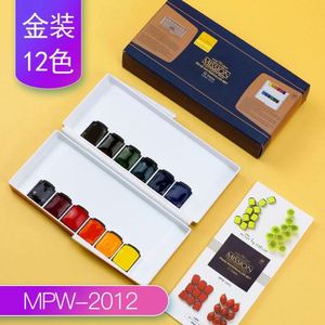 Juego de Tubos de Pintura de Acuarela Profesional de 15 ml, Caja de Regalo de Plástico, 72 Colores, Embalaje Personalizado USA Mairun para Vidrio y Papel - Product Image 4