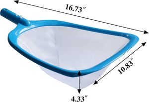 Épuisette à feuilles Spa Leaf, maille ultra fine blanche, <span class=keywords><strong>poche</strong></span> profonde de 4 pouces pour éliminer les feuilles et les débris des piscines enterrées, des piscines gonflables et des spas. - Product Image 4