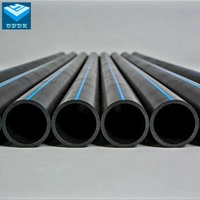 Tuyau principal en PEHD ultime DN 75mm-1200mm pour l'approvisionnement en eau urbain à vie, certifié ISO 4427