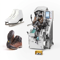 Machine de formage de semelles à gravité, commutation automatique gauche-droite, technologie de formage de haute qualité pour le moulage de chaussures Goodyear