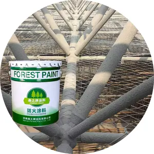 Waterbased fire protecting coating fire retardant waterproof paint with fireproof material for wood and exterior steel structure