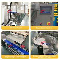 Remplisseur de tarière de haute qualité CE 200g 500g 1000g Nutrition Créatine Collagène Poudre Sac Doypack Machine de remplissage et de scellement