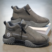 Baskets décontractées pour hommes, nouveau style, légères, couleur unie, grande taille, polyvalentes, vente en gros