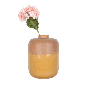 Vaso cilindrico in ceramica bicolore per decorazioni da soggiorno, vaso per fiori per la casa, camera da letto, tavolo, ufficio. - Product Image 5